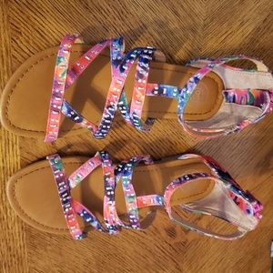 Girls size 4 sandals worn 1x